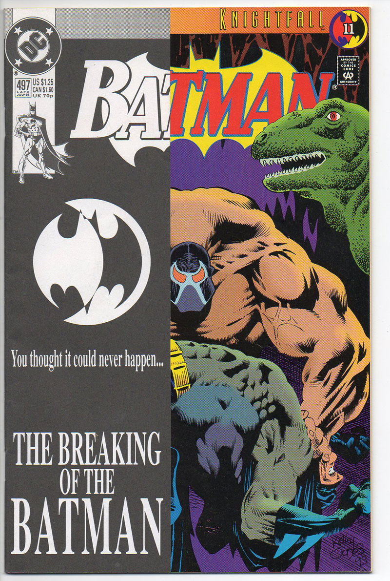 Batman #497 Die-Cut Overcover